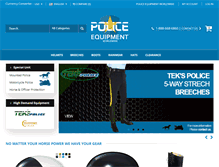 Tablet Screenshot of police-equipment-worldwide.com